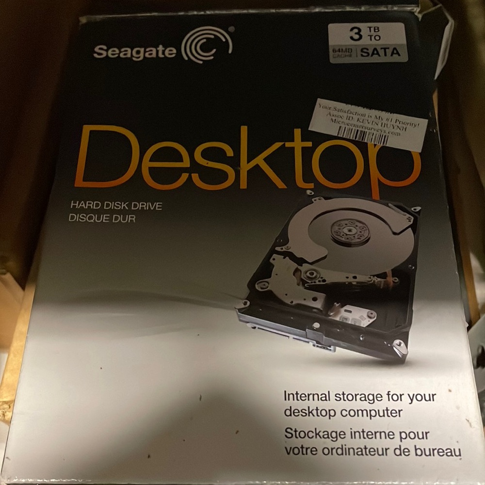 Internal storage for desktop